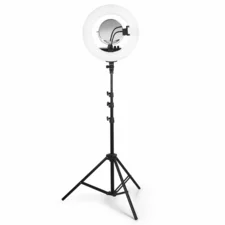 Ring Light Photo LED Lighting with Adjustable Tripod and Remote Control JB-3008-Black